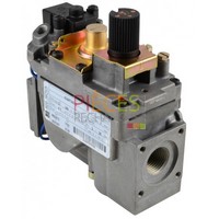 Bloc Gaz combiné 0.820.010/0.820.012 - SIT : 0 820 012, avec 1 Bouton de Commande pour démarrage et arrêt, 1 régulateur et 1 électroVanne à Connecteur sur le côté. Pression  entrée 60 mBars