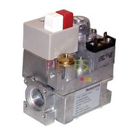 Bloc Gaz V4400A 1108U, Bloc de Régulation à 2 Boutons de Commande pour démarrage et arrêt avec régulateur à ouverture rapide. Pression  entrée 60 mBars (pour De Dietrich)