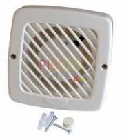 Extracteur standard blanc, Puissance : 11 Watt. Débit : 90 m3/h. Diamètre rejet : 100 mm. 230V 50Hz