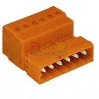 Connecteur Wago 6P orange mâle