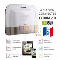Application TYDOM et transmetteur IP/GSM pour objets connectés et alarme Delta Dore.  A partir de l’application TYDOM, pour smartphone et tablette. Pilotage de chez soi ou à distance de l’ensemble de ses équipements : chauffage, éclairages, volets…
