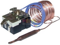 Aquastat Limiteur à bulbe et capillaire - Type RAK 41.4281. bulbe lg:6,5x95, capillaire:3.0, MAXI 90°