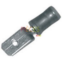 Cosse faston mâle isolée Ø 6.35mm (12 pièces)