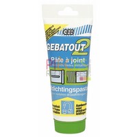 Pâte d'étanchéité filets - GEBATOUT (Tube 250 grammes), Pâte verte à utiliser avec de la filasse, pour l'étanchéité des filets pour eau chaude, Froide, vapeur (sauf Oxygène) À utiliser sans filasse pour le Gaz TEMPÉRATURE :Jusqu'à +135°C Ne sèche pas 