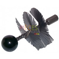 Herisson Acier Ø 100mm  12x175 F avec boule