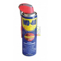 Aérosol WD-40 500ml système professionnel, Pulvérisateur double position  WD-40 avec pistolet professionnel 2 positions : pulvérisateur large et pulvérisateur précis.Ce pulvérisateur multifonction  est équipé d'un système professionnel permettant de simplifier l'application  du produit et le confort des utilisateurs.